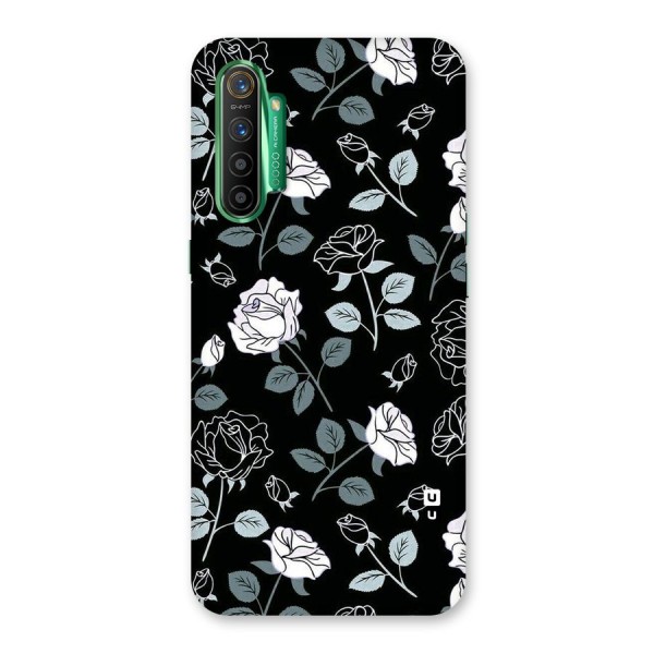 Black Artsy Bloom Back Case for Realme X2