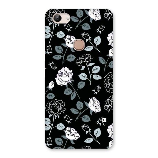 Black Artsy Bloom Back Case for Vivo Y83