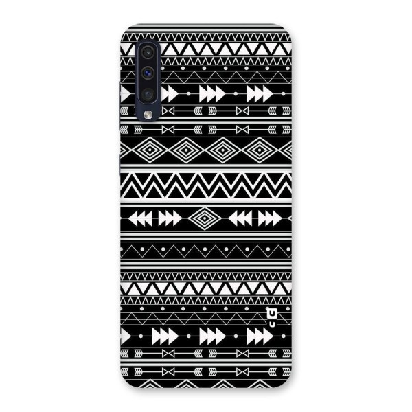 Black Aztec Creativity Back Case for Galaxy A50s