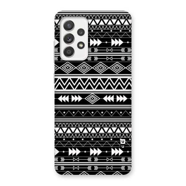 Black Aztec Creativity Back Case for Galaxy A52