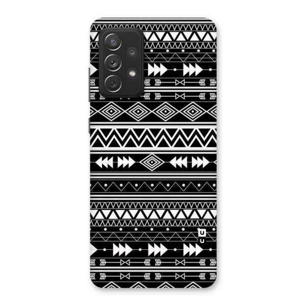 Black Aztec Creativity Back Case for Galaxy A72