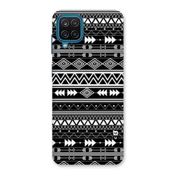 Black Aztec Creativity Back Case for Galaxy F12