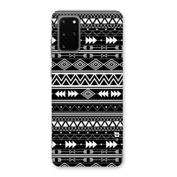 Black Aztec Creativity Back Case for Galaxy S20 Plus