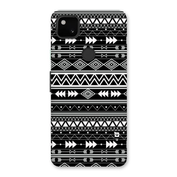 Black Aztec Creativity Back Case for Google Pixel 4a