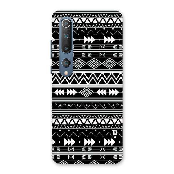 Black Aztec Creativity Back Case for Mi 10