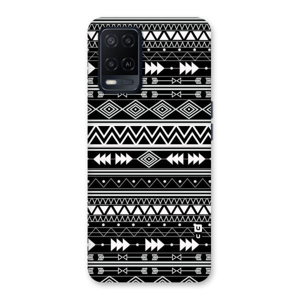 Black Aztec Creativity Back Case for Oppo A54