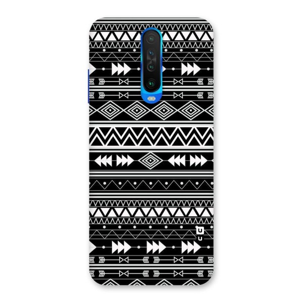 Black Aztec Creativity Back Case for Poco X2