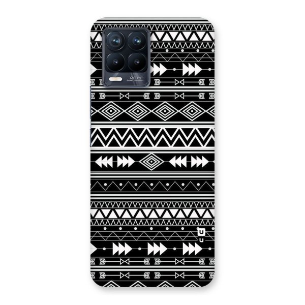 Black Aztec Creativity Back Case for Realme 8 Pro