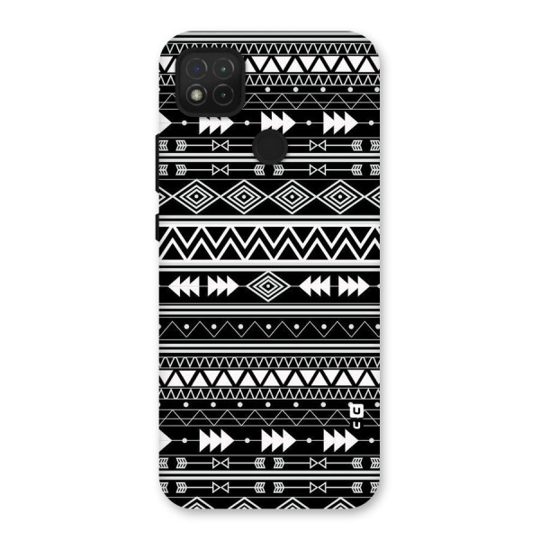 Black Aztec Creativity Back Case for Redmi 9C