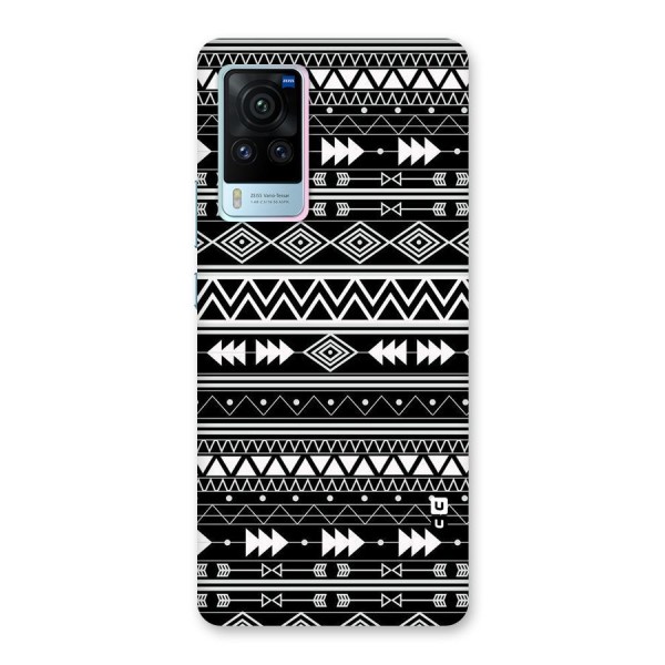 Black Aztec Creativity Back Case for Vivo X60 Pro