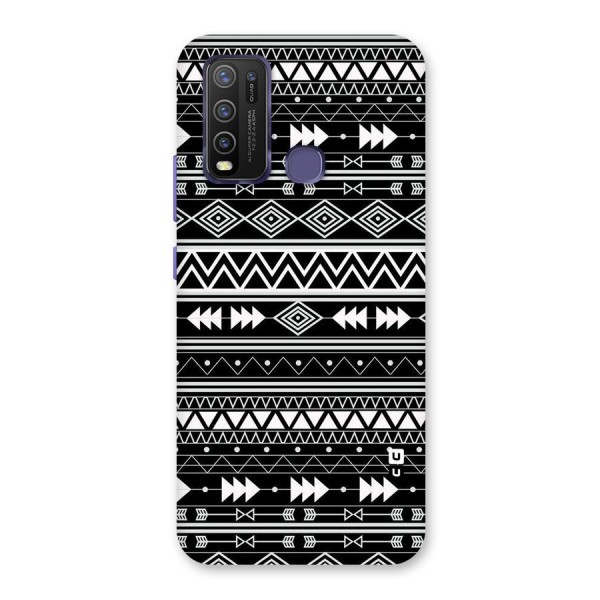 Black Aztec Creativity Back Case for Vivo Y30