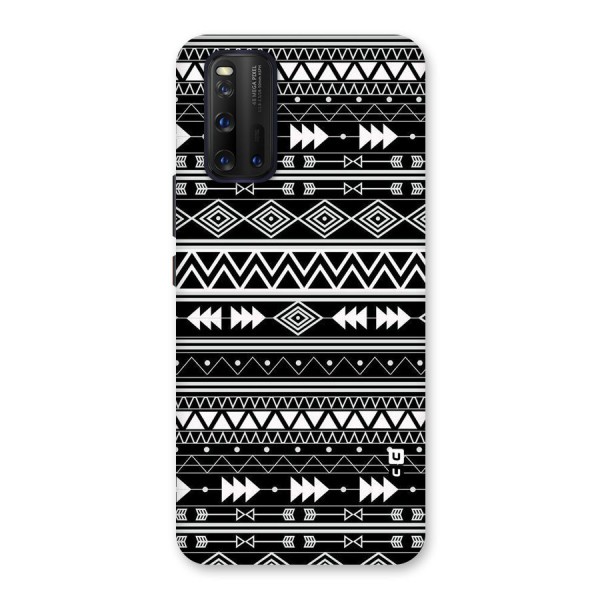 Black Aztec Creativity Back Case for Vivo iQOO 3