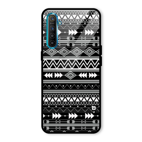 Black Aztec Creativity Glass Back Case for Realme XT