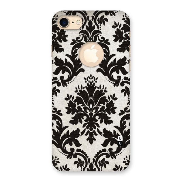 Black Beauty Back Case for iPhone 8 Logo Cut