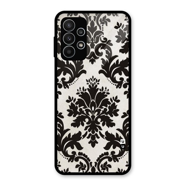 Black Beauty Glass Back Case for Galaxy A23