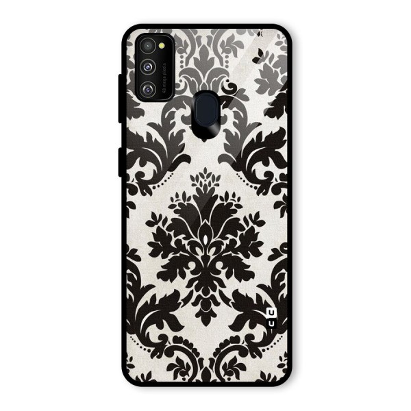 Black Beauty Glass Back Case for Galaxy M21