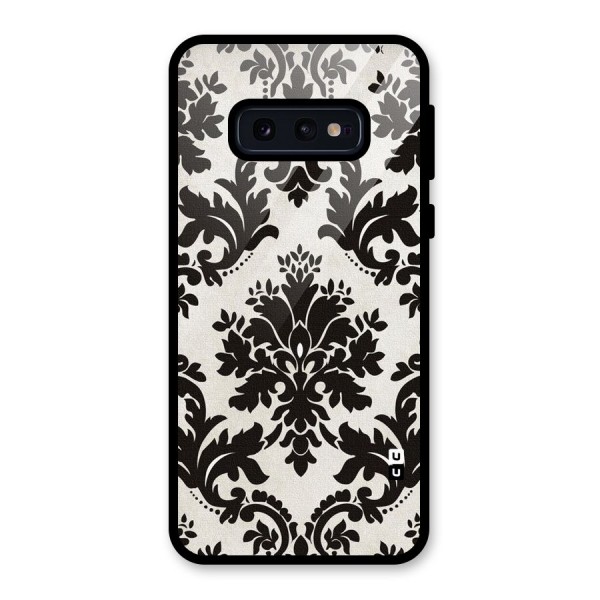 Black Beauty Glass Back Case for Galaxy S10e