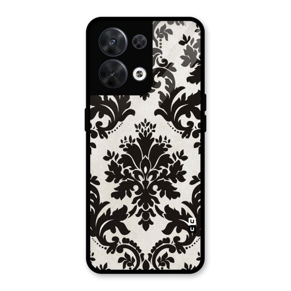 Black Beauty Glass Back Case for Oppo Reno8 5G