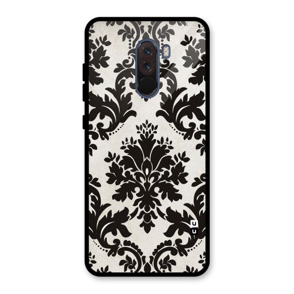 Black Beauty Glass Back Case for Poco F1