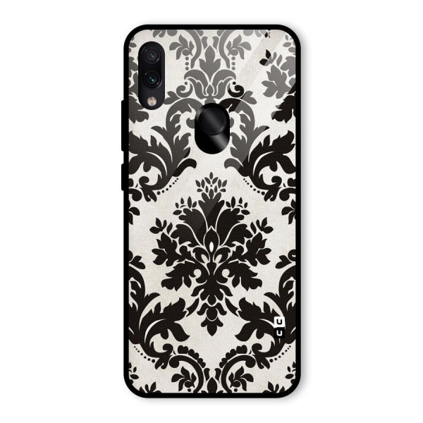 Black Beauty Glass Back Case for Redmi Note 7