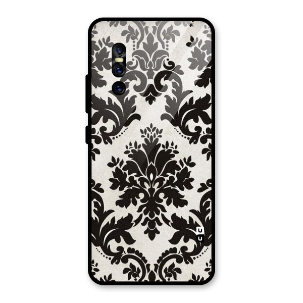 Black Beauty Glass Back Case for Vivo V15 Pro