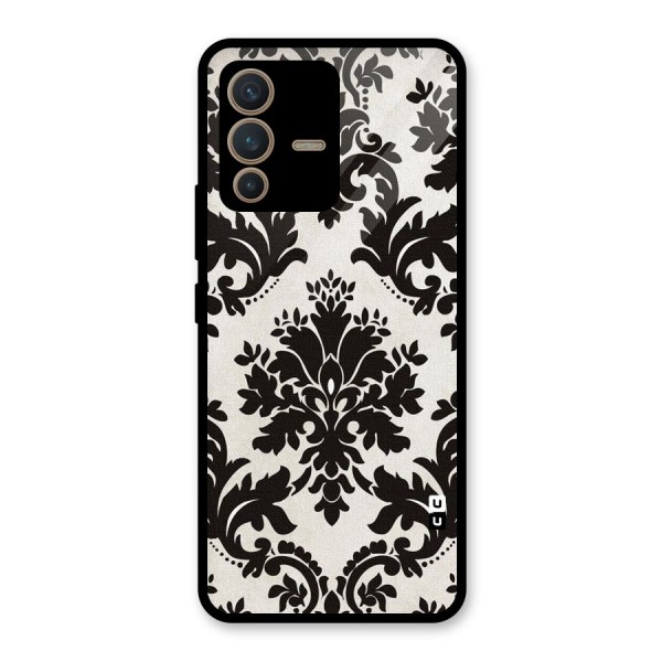 Black Beauty Glass Back Case for Vivo V23 5G