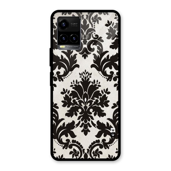 Black Beauty Glass Back Case for Vivo Y21 2021