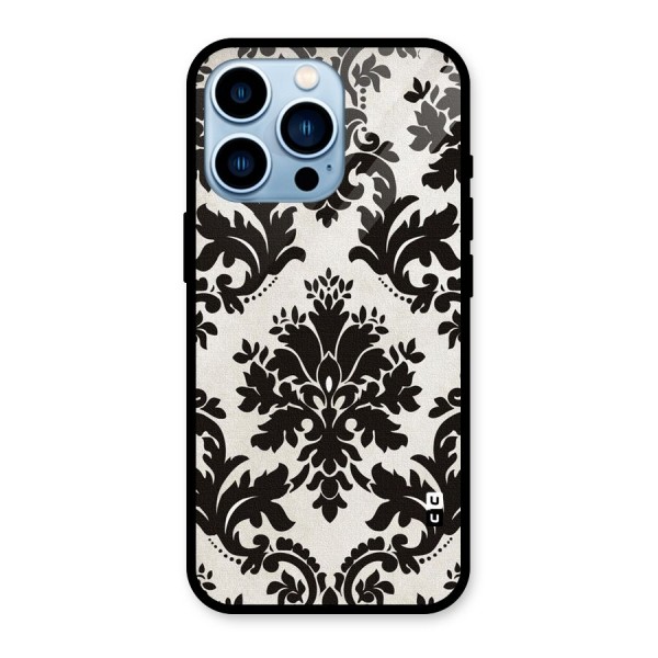 Black Beauty Glass Back Case for iPhone 13 Pro