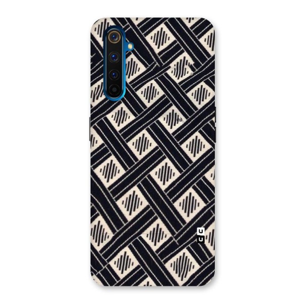 Black Beige Criscros Back Case for Realme 6 Pro