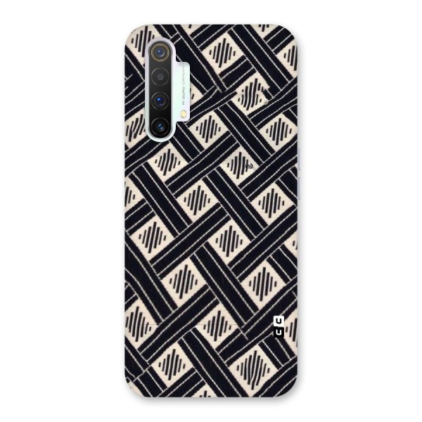 Black Beige Criscros Back Case for Realme X3