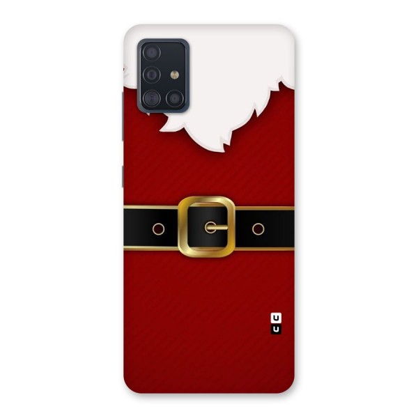 Black Belt Design Back Case for Galaxy A51