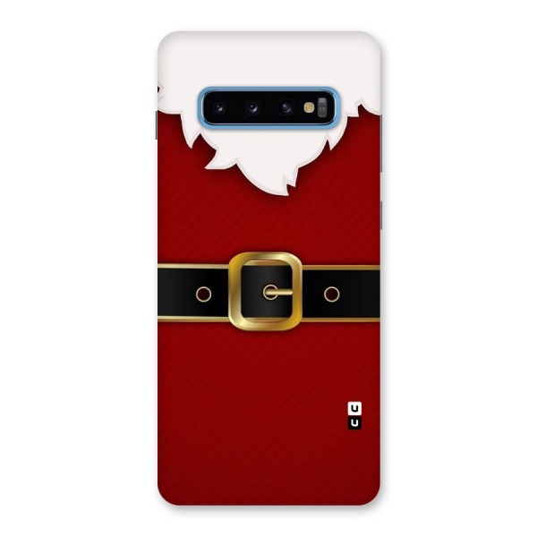 Black Belt Design Back Case for Galaxy S10 Plus