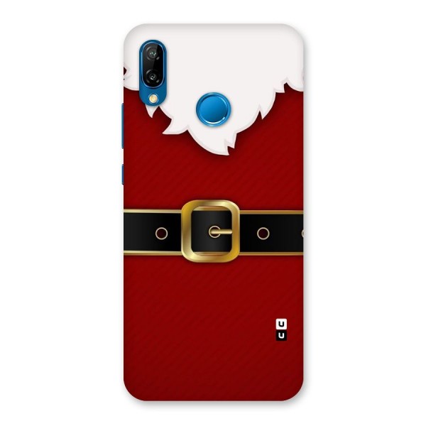 Black Belt Design Back Case for Huawei P20 Lite