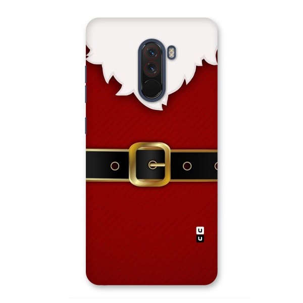 Black Belt Design Back Case for Poco F1