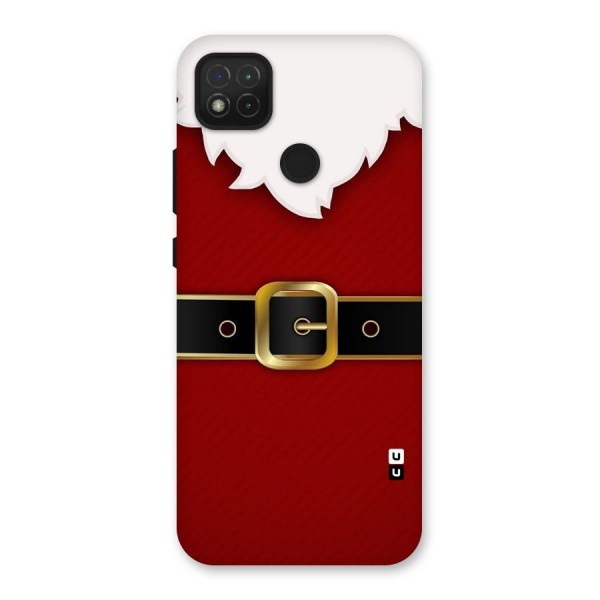 Black Belt Design Back Case for Redmi 9C