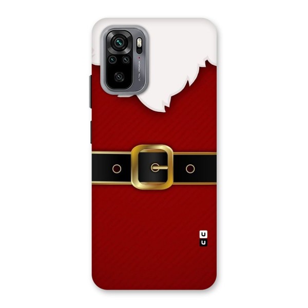 Black Belt Design Back Case for Redmi Note 10