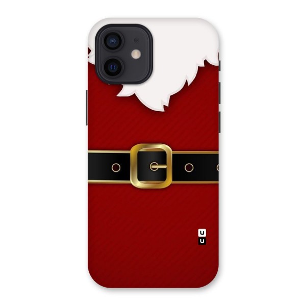 Black Belt Design Back Case for iPhone 12