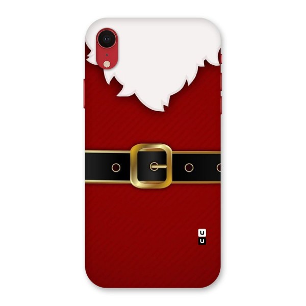 Black Belt Design Back Case for iPhone XR