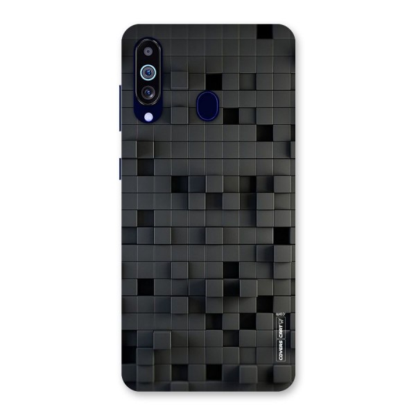 Black Bricks Back Case for Galaxy A60