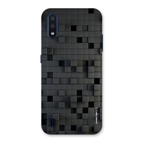 Black Bricks Back Case for Galaxy M01