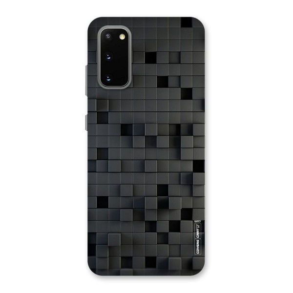 Black Bricks Back Case for Galaxy S20