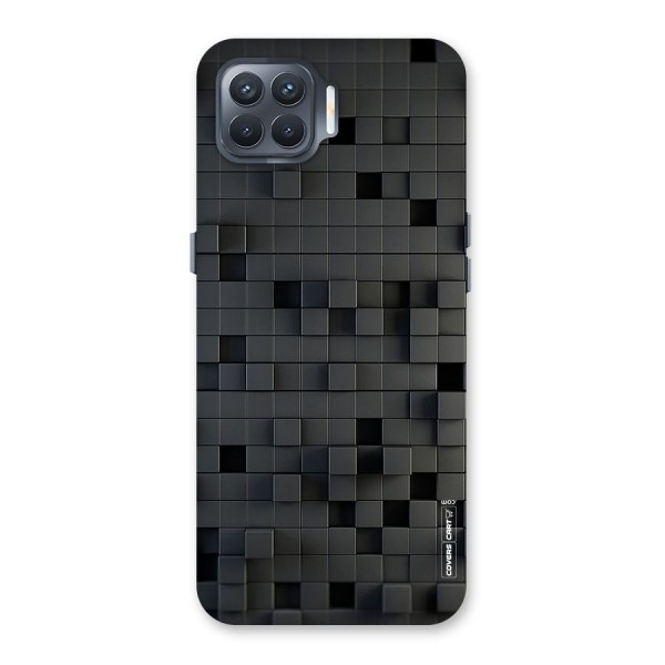 Black Bricks Back Case for Oppo F17 Pro