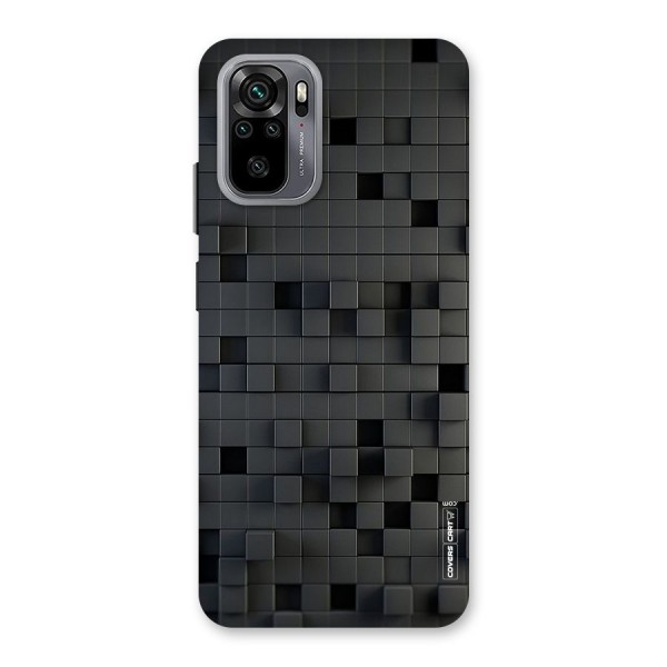 Black Bricks Back Case for Redmi Note 10