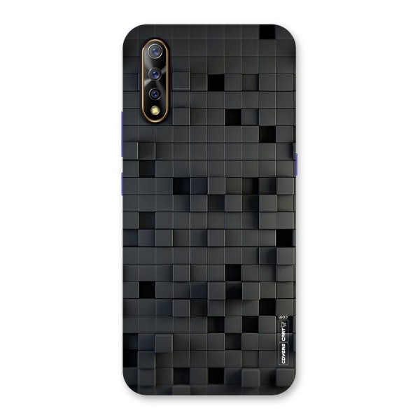 Black Bricks Back Case for Vivo S1