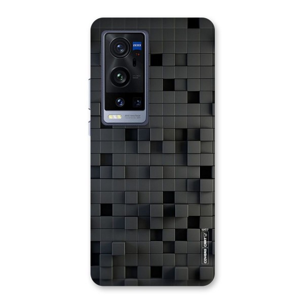 Black Bricks Back Case for Vivo X60 Pro Plus