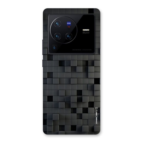 Black Bricks Back Case for Vivo X80 Pro