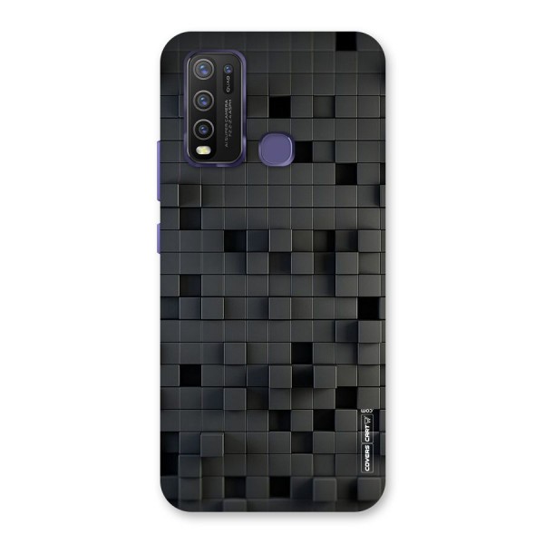 Black Bricks Back Case for Vivo Y30