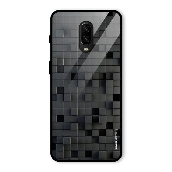 Black Bricks Glass Back Case for OnePlus 6T