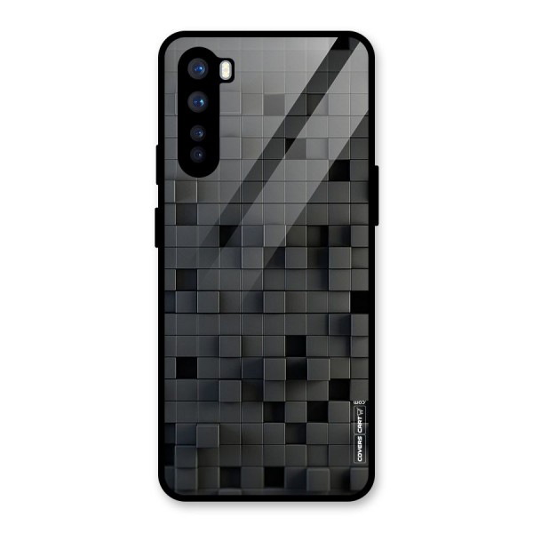 Black Bricks Glass Back Case for OnePlus Nord