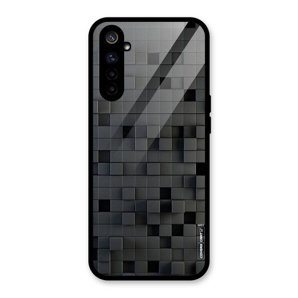 Black Bricks Glass Back Case for Realme 6i